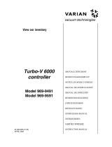 Varian Turbo-V 6000 Manuel utilisateur