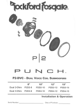 Rockford Fosgate Punch P2D28 Le manuel du propriétaire