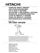 Hitachi WR12DMB - 12.0 V 1/2" Impact Wrench 2 Battery Manuel utilisateur