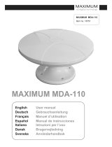 Maximum MDA-110 Manuel utilisateur