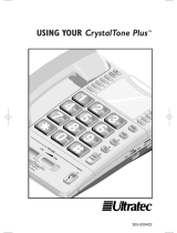Ultratec CrystalTone Plus Manuel utilisateur