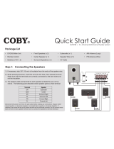Coby DVD938 Guide de démarrage rapide