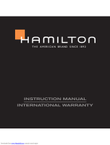 Hamilton caliber 251.471 Manuel utilisateur