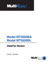 Multi-Tech MT5600BA Manuel utilisateur