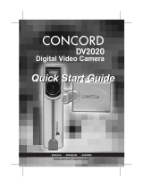 Concord Camera DV2020 Guide de démarrage rapide