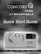 Concord Camera Eye-Q 3340z Guide de démarrage rapide
