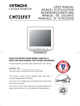 Hitachi CM721FET Manuel utilisateur