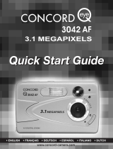 Concord Camera Concord Eye-Q Eye-Q 3042AF Guide de démarrage rapide
