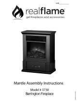 Real Flame Barrington 3730 Assembly Instructions Manual