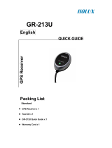 Holux GR-213U Quick Manual