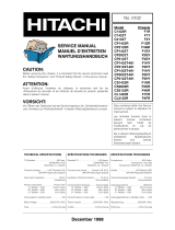 Hitachi CP2022T-491 Manuel utilisateur