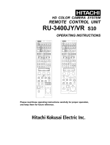 Hitachi RU-3400JY/VR S10 Operating Instructions Manual