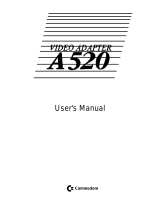 Commodore Amiga 520 Manuel utilisateur