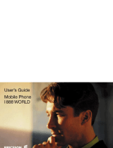 Ericsson I888 WORLD Guide Utilisateur