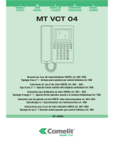 Comelit COMTEL MT VCT 04 Manuel utilisateur