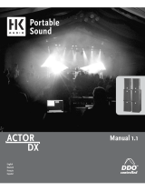 HK Audio actor dx Manuel utilisateur