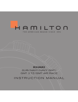Hamilton GMT 3 TZ Manuel utilisateur