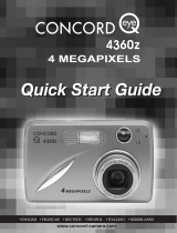 Concord Camera 4360Z   Questio Guide de démarrage rapide