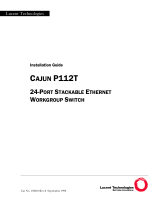 Lucent Technologies Cajun P112T Guide d'installation