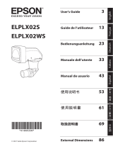 Epson ELPLX02S Ultra Short Throw Lens Mode d'emploi