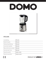 Domo-elektro DO722BL High Speed Blender Manuel utilisateur