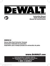 DeWalt DWV010 Manuel utilisateur