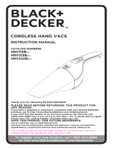 Black & Decker HNV220BCZ10FF Manuel utilisateur