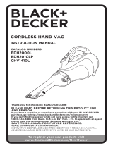 Black & Decker CHV1410L Series Manuel utilisateur