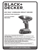 Black & Decker BDCI202 Manuel utilisateur