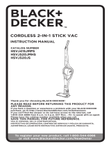 Black & Decker HSVJ520JS61QV Manuel utilisateur