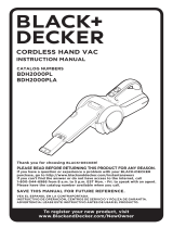 Black & Decker BDH2000PL03QV Manuel utilisateur