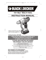 Black & Decker LMT16SB Manuel utilisateur