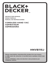 Black & Decker HNVB115J10 Manuel utilisateur