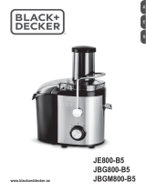 Black & Decker JBG800-B5 Manuel utilisateur