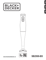 Black & Decker SB2500-B5 Manuel utilisateur