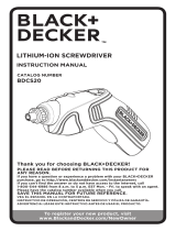 Black & Decker BDCS20 Manuel utilisateur