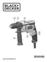 Black & Decker BDHD500 Manuel utilisateur