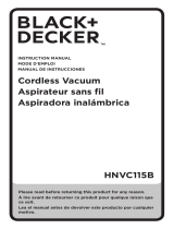 Black & Decker HNVC115B22 Manuel utilisateur