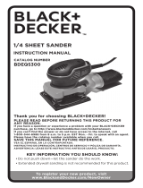 Black & Decker BDEQS300 Le manuel du propriétaire