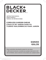 Black & Decker GSN30 Manuel utilisateur