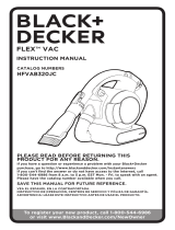 Black & Decker HFVAB320JC26 Manuel utilisateur