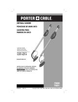 Porter-Cable 7801 Manuel utilisateur