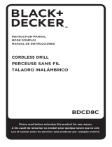 Black & Decker BDCD8BVA Manuel utilisateur