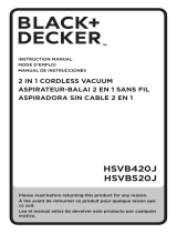 Black & Decker OWERSERIES dustbuster 2in1 Cordless Stick Vacuum Le manuel du propriétaire