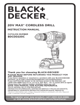 Black & Decker BDCDD220C Manuel utilisateur
