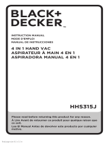 Black & Decker HHS315J Le manuel du propriétaire