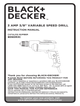 Black & Decker BDEDR3C Manuel utilisateur