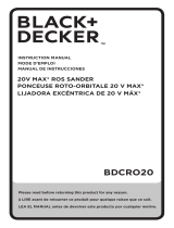 Black & Decker BDCRO20 Manuel utilisateur