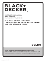 Black & Decker BCL101 Manuel utilisateur