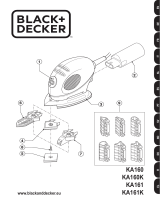 Black & Decker KA161 Manuel utilisateur